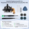 Treayes Joystick Replacement Kit for PS Portal Console/PSVR2, Upgrade Anti-Drift