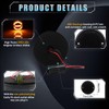 VANKUB 8 PCS LED Upgrade Round Light Indicator Light for