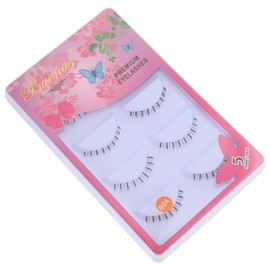 TOVINANNA 10pairs Beauty Lashes Manga Curled False Bottom Lashes Strip Natural Eyelashes for Women
