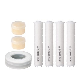 BODIBEAM Carbon Ring Filter Replacement + Sediment Filter + Vitamin C Filter Refill for Shower head, Bundle of 3 pcs