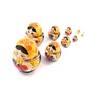 G. M. Semyonov Made Russian Nesting Dolls 10 Pcs Clear