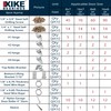 XiKe 2" Nylon Garage Door Roller 4" Stem and Hinges