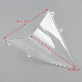 Artudatech Windshield WindScreen Double Bubble for Honda CBR1000RR 2012-2015 Clear