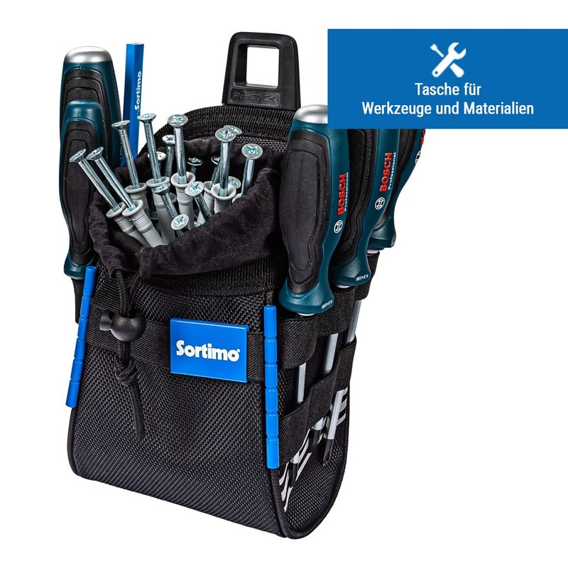 Sortimo ProClick Nail Bag M - Robust Bag with Lockable