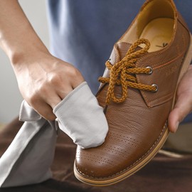 Sansent Shoe Shine Cloths, Shoe Polish Buffing Cloth for Shoes, Professional Shoe Shine Cloth