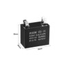uxcell Ceiling Fan Capacitor CBB61 3.5uF 450V AC Double Insert