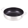 Pearl Metal HB-3964 Double Handed Pot, Silver, 8.7 inches (22
