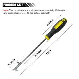 Car Tire Cleaning Hook, Stainless Steel Car Tire Clear Stone Hook Auto Tire Stones Removing Tool, Gravel Remover Car Tire Groove Cleaning Tool for Motor Tire Protector Repair Tool (1PC, Regular)