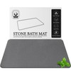 Greenturf Diatomite Stone Bath Mat, Premium Non-Slip Natural Diatomaceous Earth