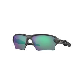 Oakley OO9188 Sunglasses Bundle: OO 9188 FLAK 2.0 XL 9188F3 Steel and Universal Anti-slip Silicone Leash
