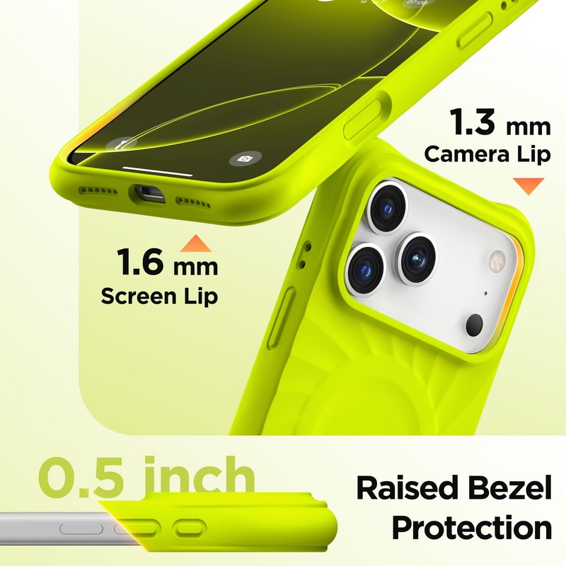 COFFKER - Funda compatible con 17 Pro Max, [cobertura de