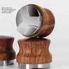 Coffee Distributor Stainless Steel Rosewood Coffee Tamper Leveler for Coffee