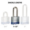 Master Lock 3DLF Outdoor Padlock with Key, 1 Pack