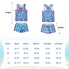 ACOCOPY Girls Tankini Sets Bathing Suits Jellyfish Two Piece Swimsuits