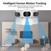 2K 3MP Smart Security Camera WIFI 360° Panoramic Night Vision