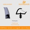 Premium Door Seal in Grey - 5 Metres Length for