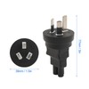 to IEC320 C5 Power Adapter 3 Prong to C5 Converter