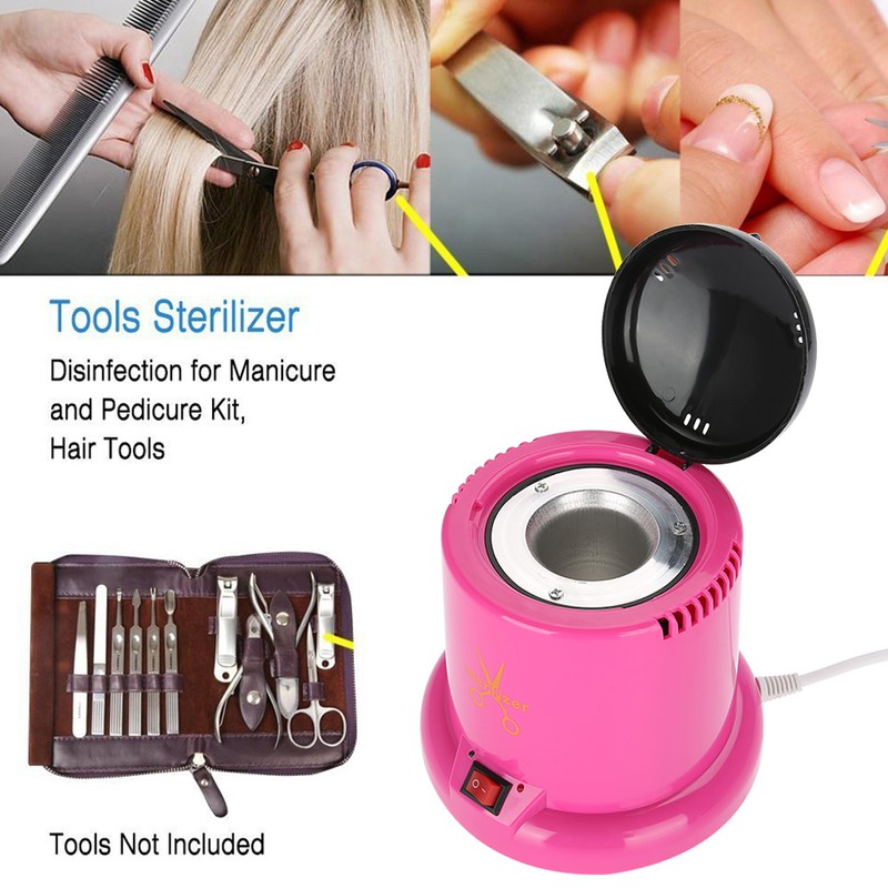 Scissor Tweezers Nail Art Disinfecting Machine Manicure Metal Tools Sterilizer