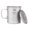 Keith titanium cup with pliable handle and lid Ti3204