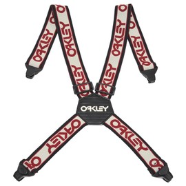 Oakley Men's Factory Suspenders, Arctic White/Iron Red, One Size