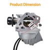 Carburetor with Fuel Pump Replacement for Honda V-Twin Horizontal Engine