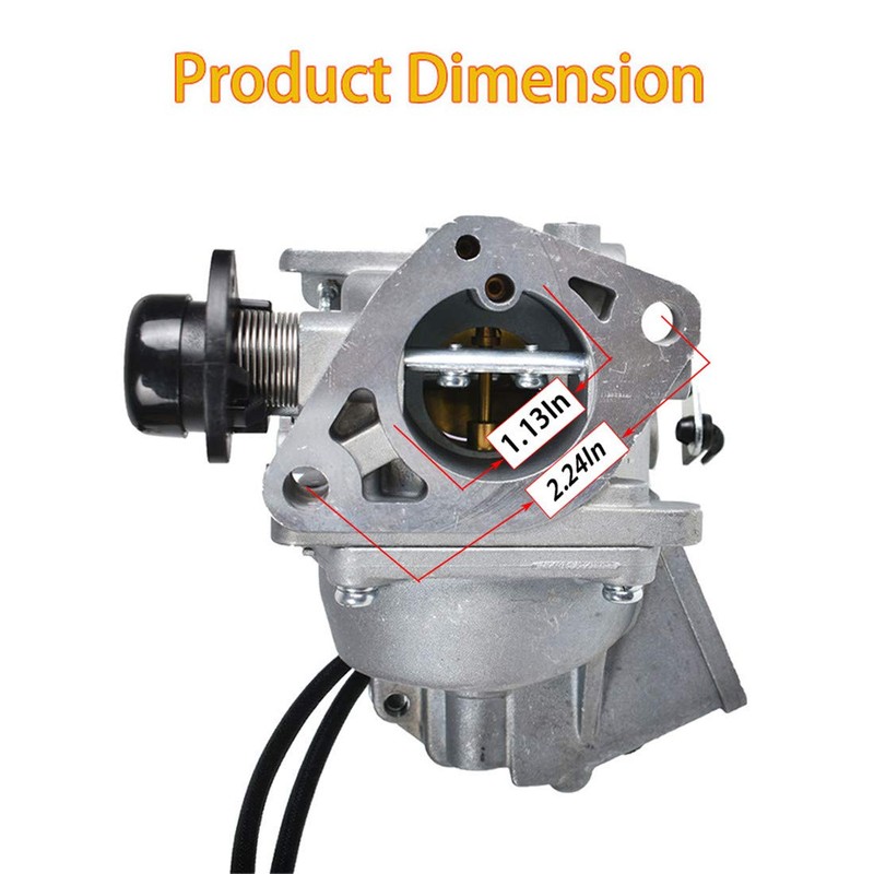 Carburetor with Fuel Pump Replacement for Honda V-Twin Horizontal Engine