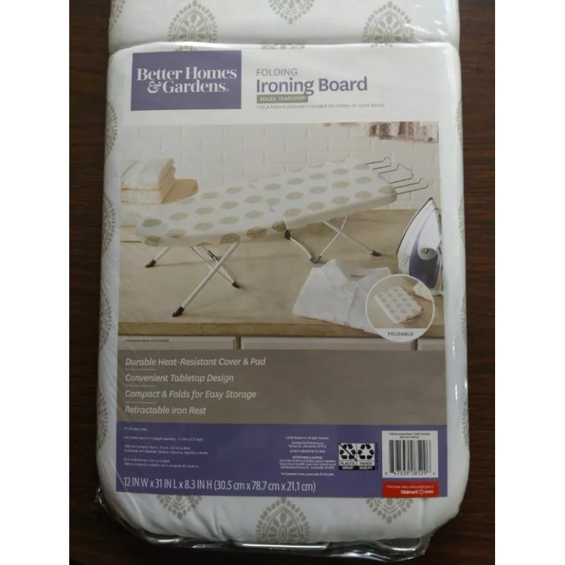Better Homes & Garden Tabletop Folding Ironing Board
