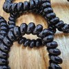 대형 전화선 스프링 머리끈 10개 (WFFJQ4B) Large Telephone Line Spring Hair Ties Pack of 10 (WFFJQ4B)
