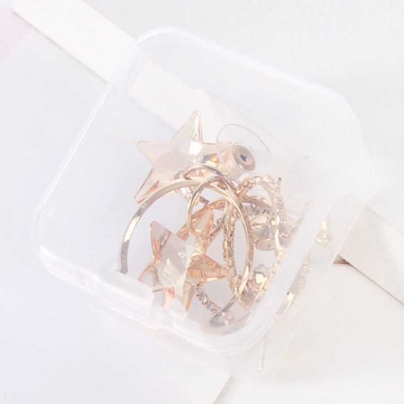 30Pack Plastic Organizer Storage Box Clear Bead Organizer for Jewelry