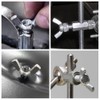 Wing Nuts Assortment Kit Wing Nut Stainless Steel Nuts Set