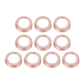Oil Drain Plug Crush Gaskets,10Pcs Metal Oil Drain Plug Crush Washer Gaskets 11026JA00A Fit for Nissan 2010-2011