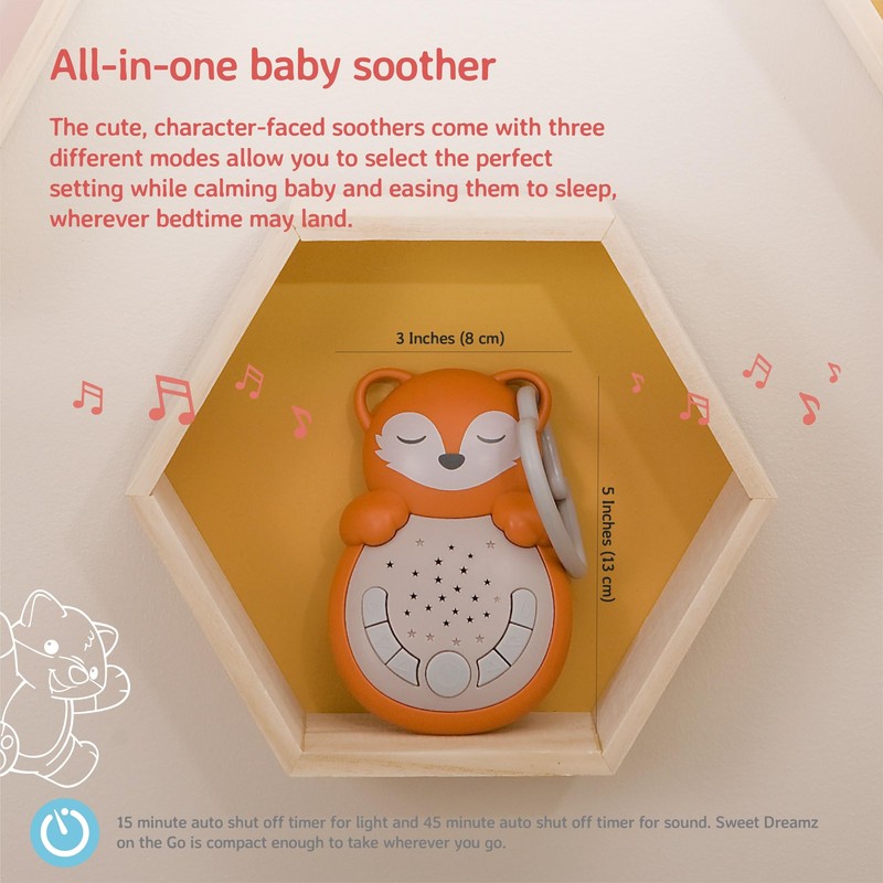 Cloud b Travel Comforting Sound Machine w/Calming Light | 4