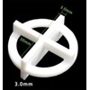[Health Lief] Round Tile Spacer, 100 Pieces, Tile Attachment Auxiliary