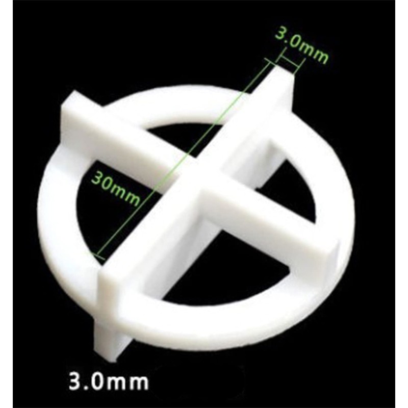 [Health Lief] Round Tile Spacer, 100 Pieces, Tile Attachment Auxiliary