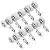 sourcing map 10pcs Trolley Assembly Roller, Sliding Track Roller Sliding