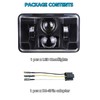 4x6 Inch LED Headlights Rectangular Light DOT Approved High/Low Beam
