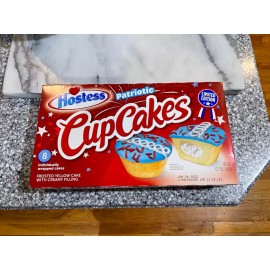 Hostess CupCakes PATRIOTIC 2021 - LE Box - 8 Cakes 12.7 OZ Limited Edition FRESH