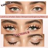 Higu clace Magnetische-Wimpern,Magnet-Wimpern Ohne Eyeliner,Wimpern-Magnetisch Natürlicher Look,Magnetische Wimpern mit Applikator,Kein