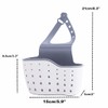 Kinteshun Kitchen Sink Caddy Sponge Holder Hang Basket for Scrubber