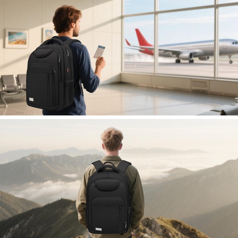 ZYB Laptop Backpack 15 15.6 Inch Waterproof Laptop Backpack Men