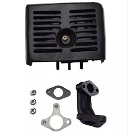 Eopzol 18310-ZE2-W61 Muffler with Gasket Replacement for Honda 11HP GX340 13HP GX390 Engines