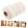 Operitacx 1roll Cotton Macrame Rope Multi-function Tapestry Cord for Weaving