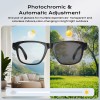 XO Men Smart Glasses Shades Photochromic Bluetooth Audio Sunglasses UV400