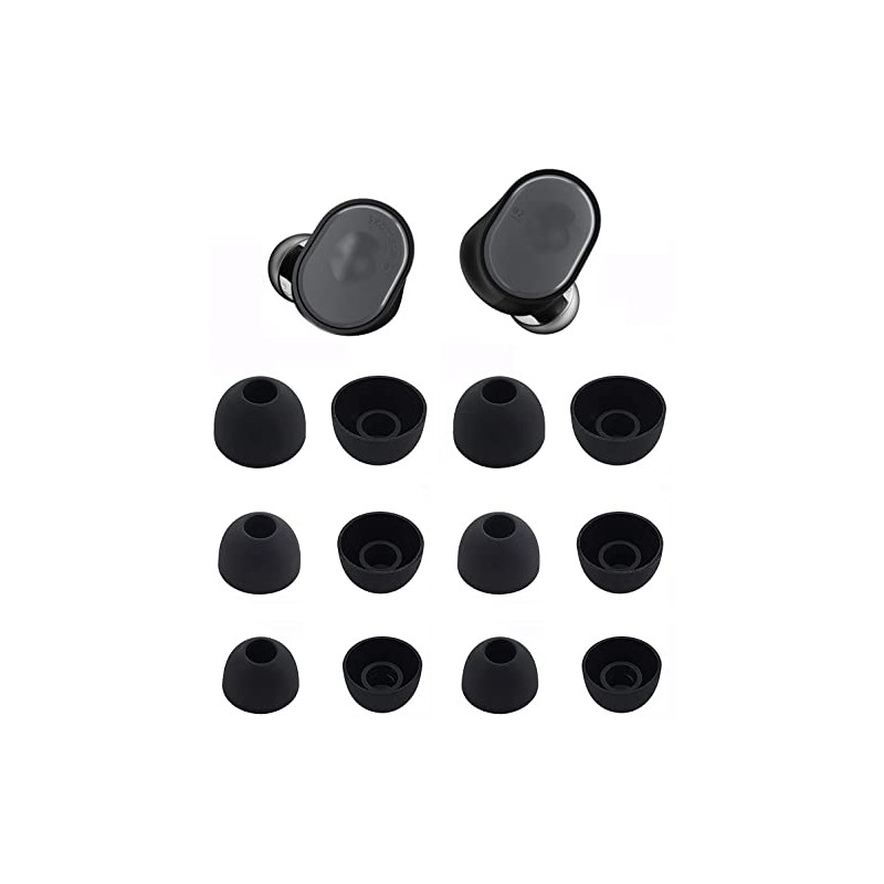 Rqker Ear Tips Compatible with Skullcandy Sesh Indy Earbuds, 6