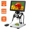MUSTOOL TOMLOV 7" Digital Microscope 1200X Coin microscope 12MP Ultra-Precise