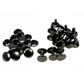 Family Tool (Family Tool) Double-sided kasime Large (Head Diameter 9 mm X Foot Length 11.5 mm) Black Nickel 20 Pack 56304