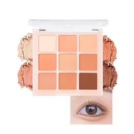 Erinde Eyeshadow Palette, Matte, 07# Cinnamon Milk Tea, Eyeshadow Brown, Earth Color, Eyeshadow Palette, Waterproof, Sweatproof, High Color, Long Lasting, For Beginners