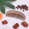 Handmade Sandal Wood Comb Natural Green Sandalwood Comb No Static