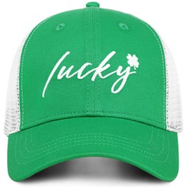 Chicken Noodles St Patricks Day Hat Women Men - Hat Shamrock Gifts, Irish Green Accessories for Women Girls, St. Patrick's Day Decorations