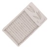 Silicone Mold Safe Elastic Grey Leaves Bamboo Design Tear Resistant